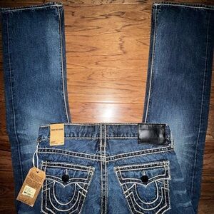 Rope Stitch True Religion Bootcut Jeans 32x34